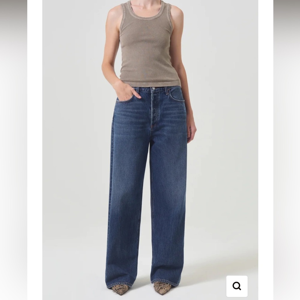 NWOT NEW w/o Tags AGOLDE Low Slung Baggy Widesg Straight Jeans in Image 25